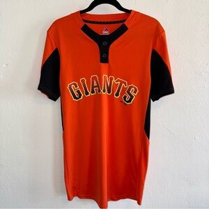 Giants Majestic Bright Orange Baseball Jersey